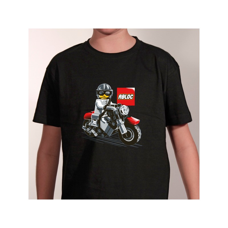 Tee-shirt motard - moto french alps - Avomarks
