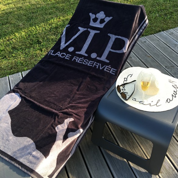 T Shirt Serviette Plage Vip