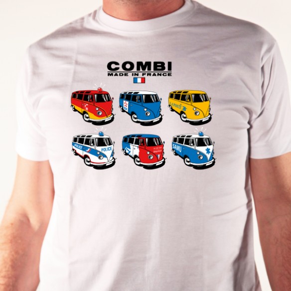 tee shirt avec combi volkswagen