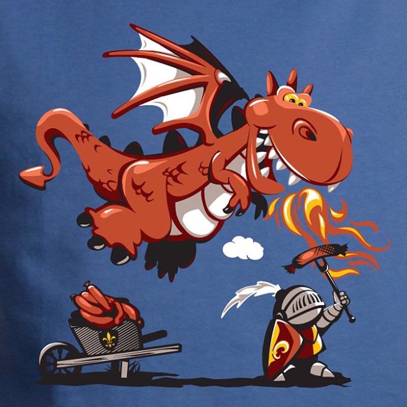 t-shirt-dragon-barbecue