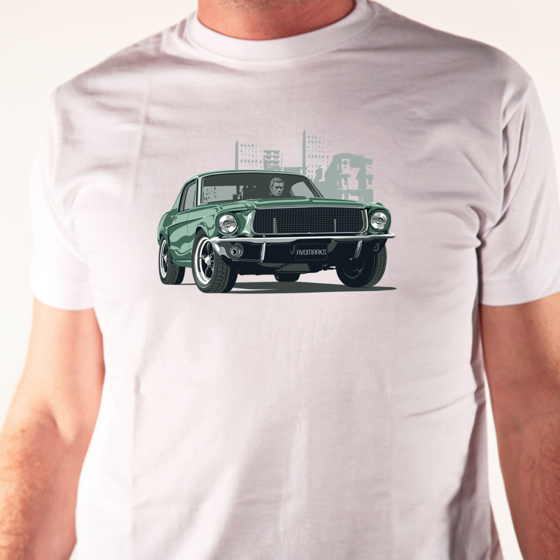 t-shirt mustang bullit